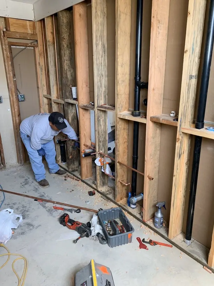 Commercial rough-in plumbing for Gas Line Repair in Austin Village